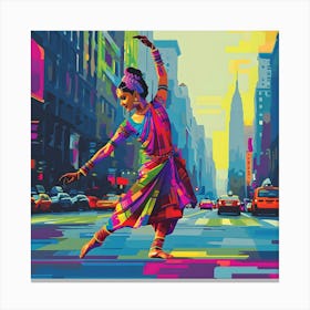 Indian Dancer Canvas Print