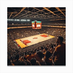 Basketball Arena Canvas Print