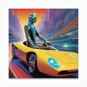 Futuristic Car 34 Canvas Print