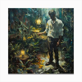 'The Gardener' Canvas Print