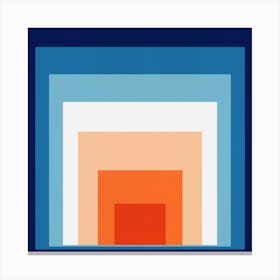 Modern gradient geometry 2 Canvas Print