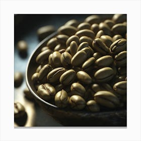 Coffee Beans In A Bowl 19 Canvas Print