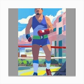 Boxer Canvas Print