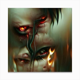 Demon Eyes Canvas Print