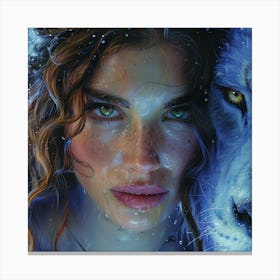 White Wolf 2 Canvas Print