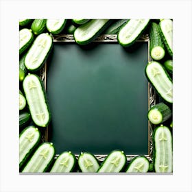 Frame Of Cucumbers 1 Canvas Print