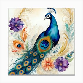 Peacock Canvas Print