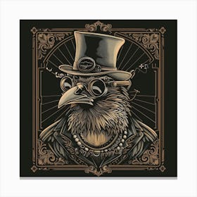 Steampunk Eagle 9 Canvas Print