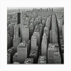 New York City Skyline 18 Canvas Print