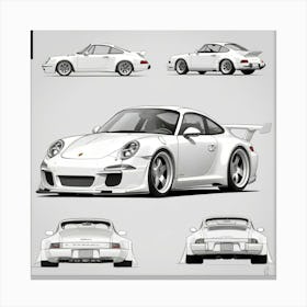 Porsche 911 Gt3 Canvas Print