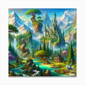 Fairytale Castle Canvas Print