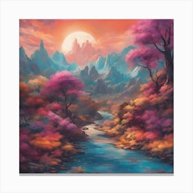 Beautiful artistic painting Canvas Print