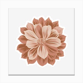 Dahlia Canvas Print