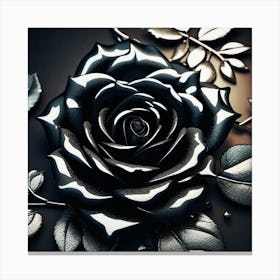 Black Rose Canvas Print