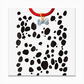 Dog Dalmatian Costume Dalmations Spots Puppy Print Halloween Stampe su tela