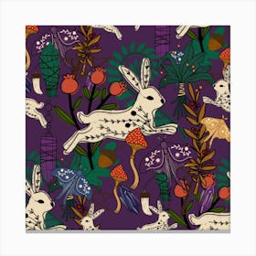 Eclectic Witch Purple Canvas Print