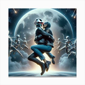 Daft Punk 8 Canvas Print