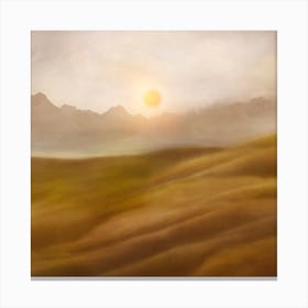 Minimal Abstract Landscape I Canvas Print