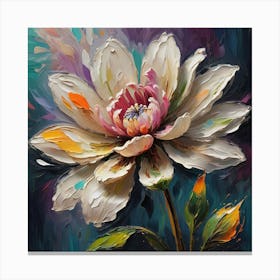 Flower Painting Canvas Print