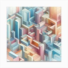 Abstract City 5 Canvas Print