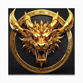 Golden Dragon Canvas Print