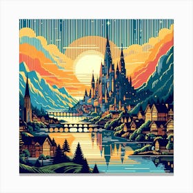 A Fantastical Land 25 Canvas Print