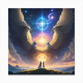 Mythical Forces Canvas Print