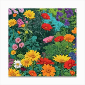 Wildflowers Canvas Print