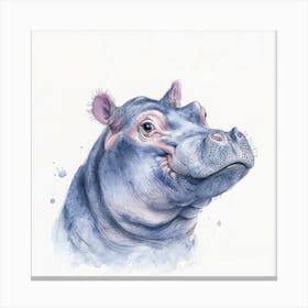 Hippo Canvas Print Canvas Print