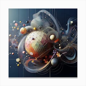 Abstract 3d Digital Art Canvas Print