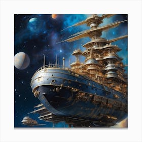 Spaceship Canvas Print