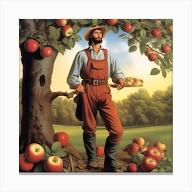 JOHNNY APPLESEED Canvas Print