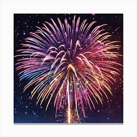 Fireworks In The Sky 22 Canvas Print