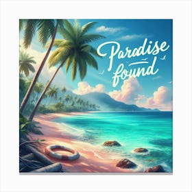 Paradise Found 1 Canvas Print