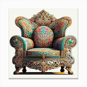 Ornate Chair 2 Canvas Print