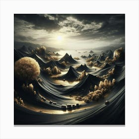 Desert Landscape 15 Canvas Print