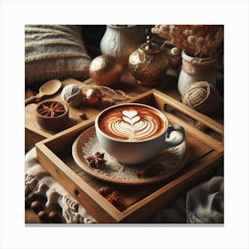 Latte Art 60 Canvas Print