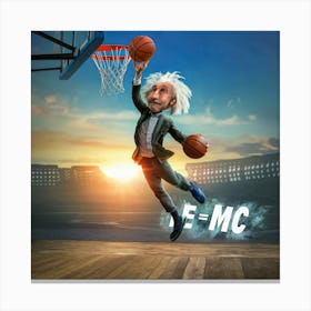 Basketball Dunk 2 Canvas Print