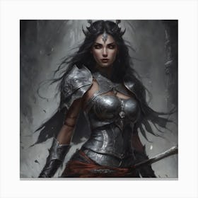 Elven Warrior Canvas Print