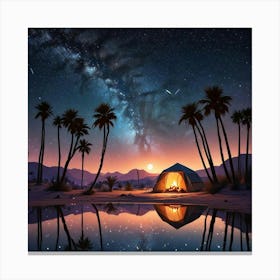 Desert Landscape Art Print (3) Canvas Print