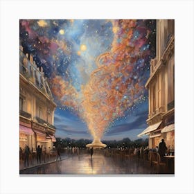 Paris At Night.6 Canvas Print