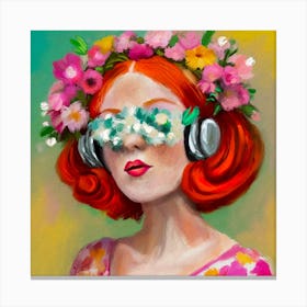 Redhead Beauty Canvas Print