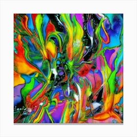 Abstract painting art 14 Canvas Print