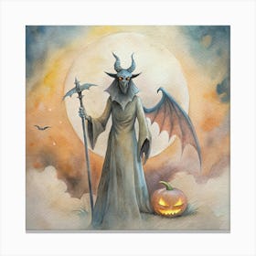 Demon Halloween Canvas Print