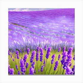 Lavender Field 7 Canvas Print