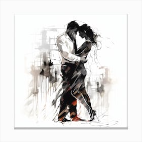 Tango Abstracts By Csaba Fikker 23 Canvas Print