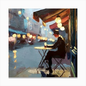 Paris At Night Canvas Print