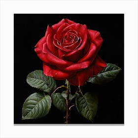 Red Rose 3 Canvas Print