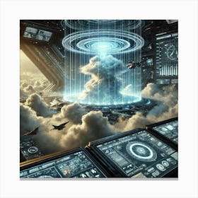 Vxs 8 Venusian Tempest Weather Control Systems Converted Canvas Print