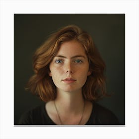 Freckled Girl 1 Canvas Print